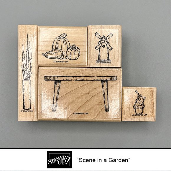 9 Stampin Up "Country Morning" & "Scene In A Garden" Stamps - Picture 4 of 6